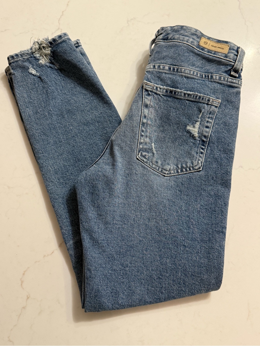 Ag Alexxis Slim Vintage High Rise Jeans 27r Anthropologie